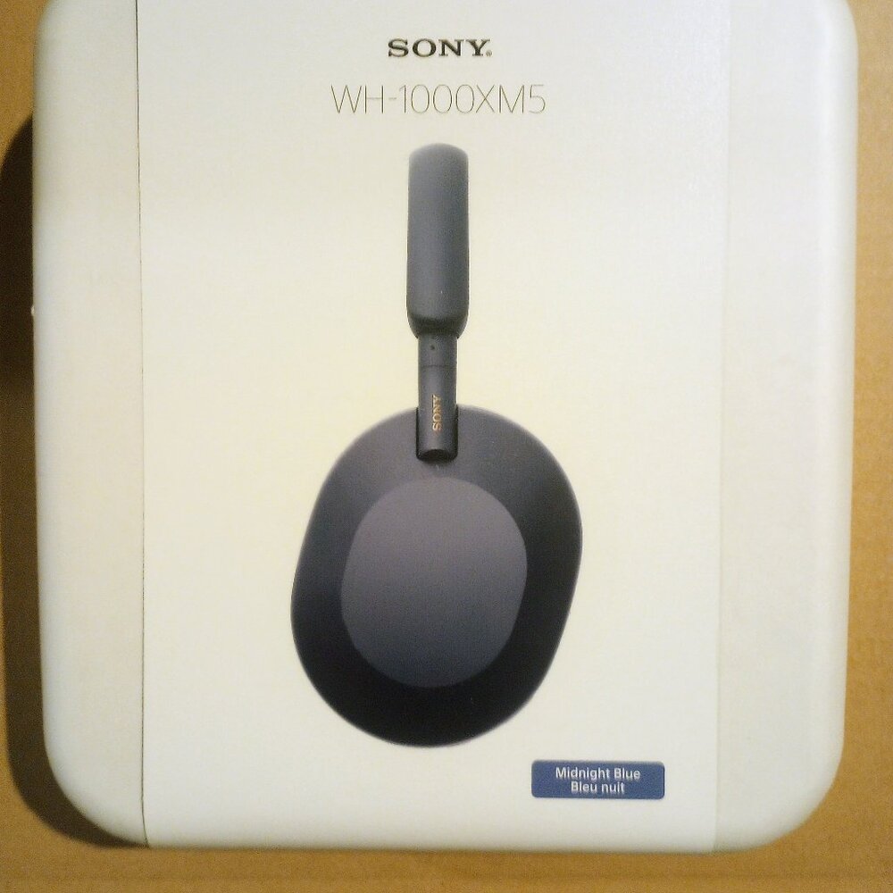 SONY headphones WH -1000XM5, Midnight Blue -New